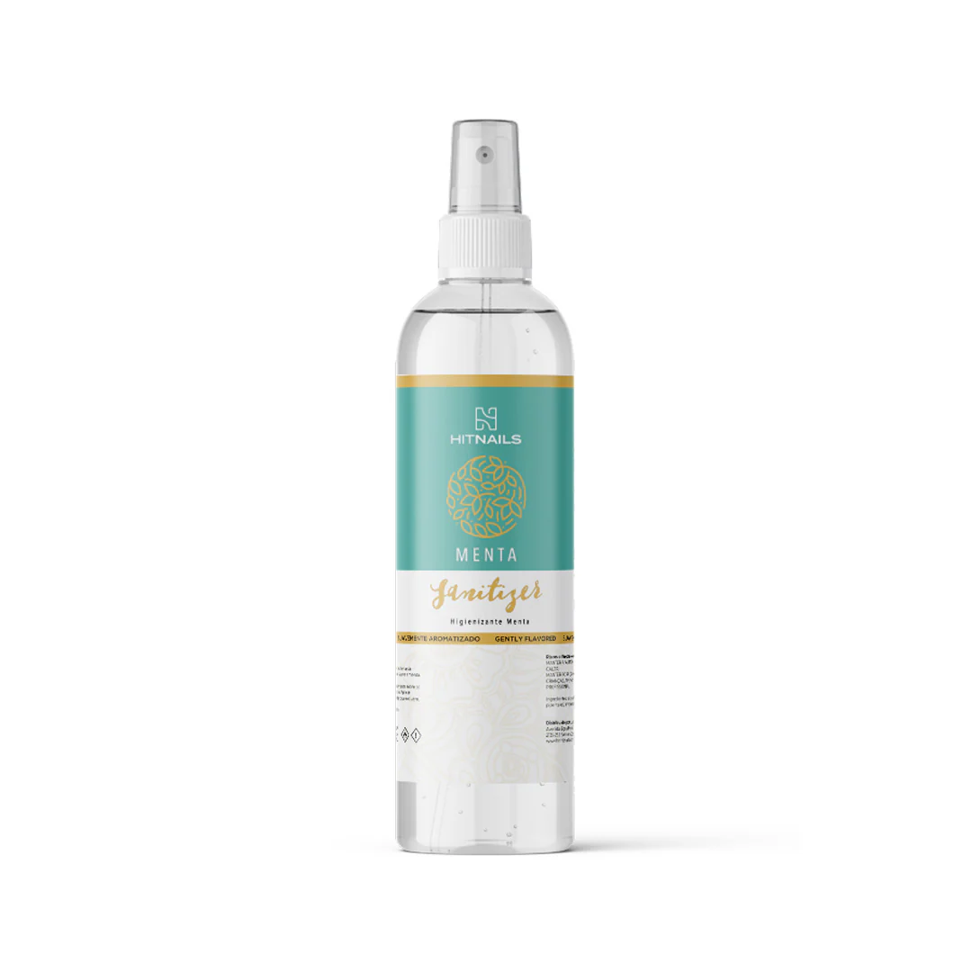 Produto_de_Unhas_Preparacao_e_Finalizacao_Liquidos_Sanitizer_Menta_Spray_1 Mint sanitizer 200ml - Bilde 1