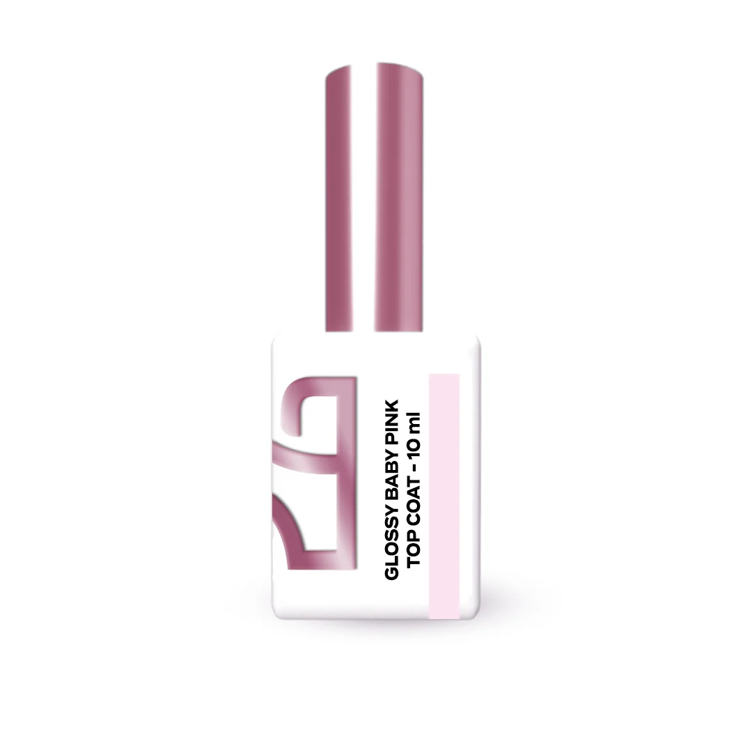 Produtos_de_unhas_brilhos_glossybabypink Top Coat - Glossy Baby Pink - Bilde 1
